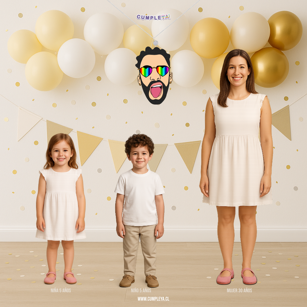 PIÑATA BAD BUNNY 40CM PREMIUM