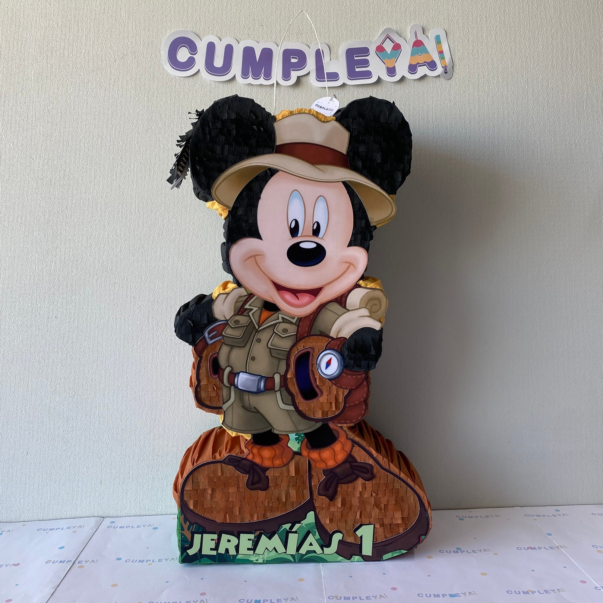 PIÑATA MICKEY SAFARI 60CM PREMIUM
