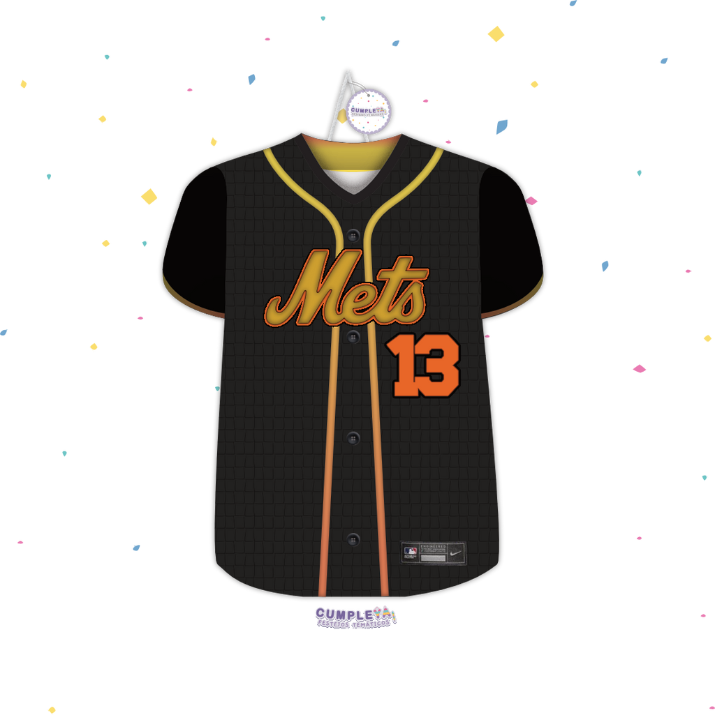 PIÑATA CAMISA BEISBOL METS 60CM PREMIUM