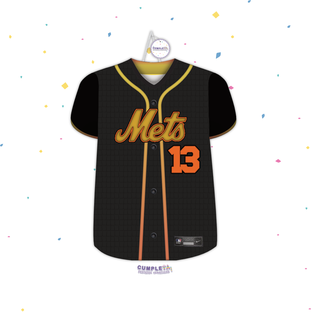 PIÑATA CAMISA BEISBOL METS 60CM PREMIUM