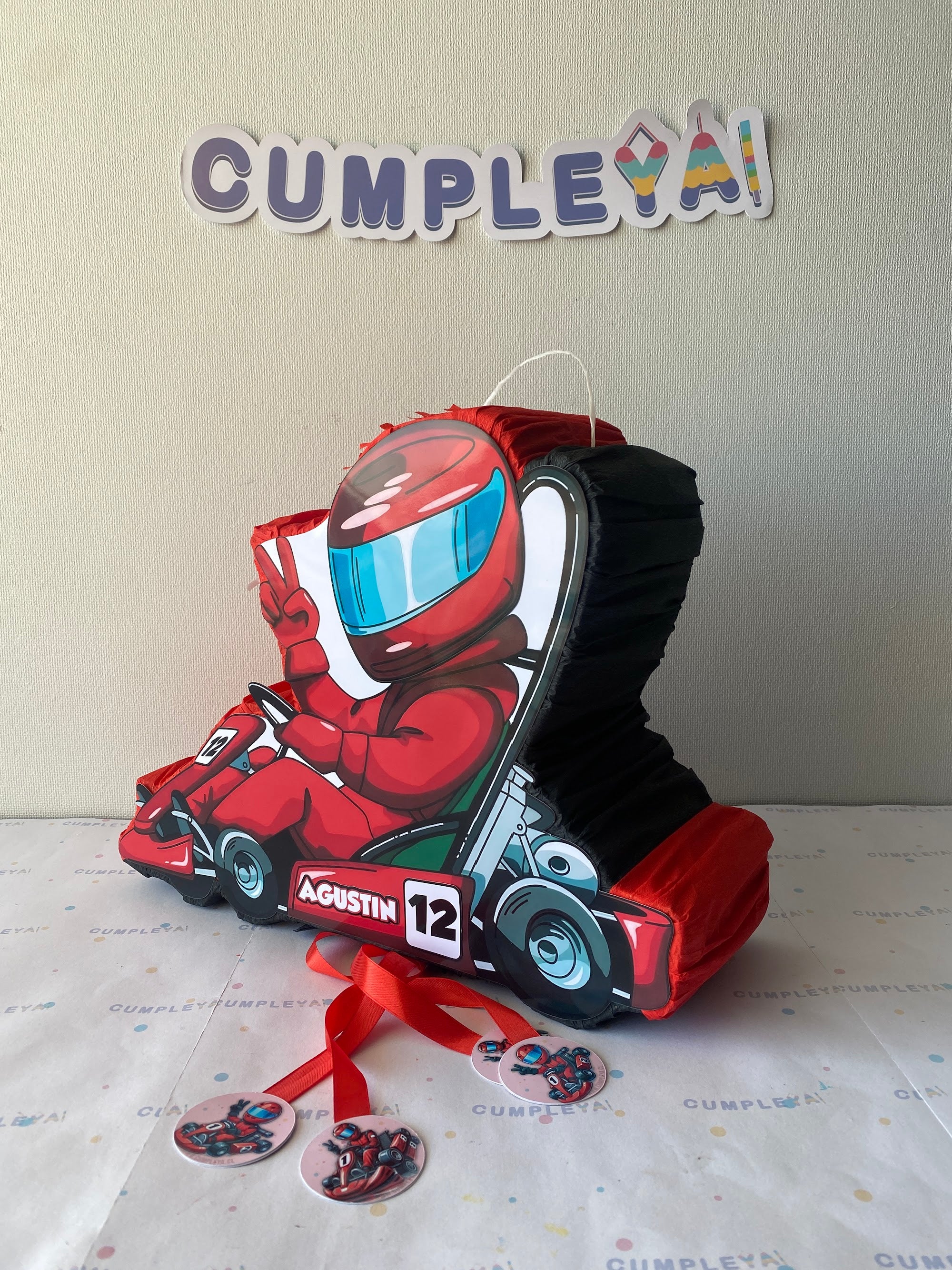 PIÑATA 40 CM KARTING