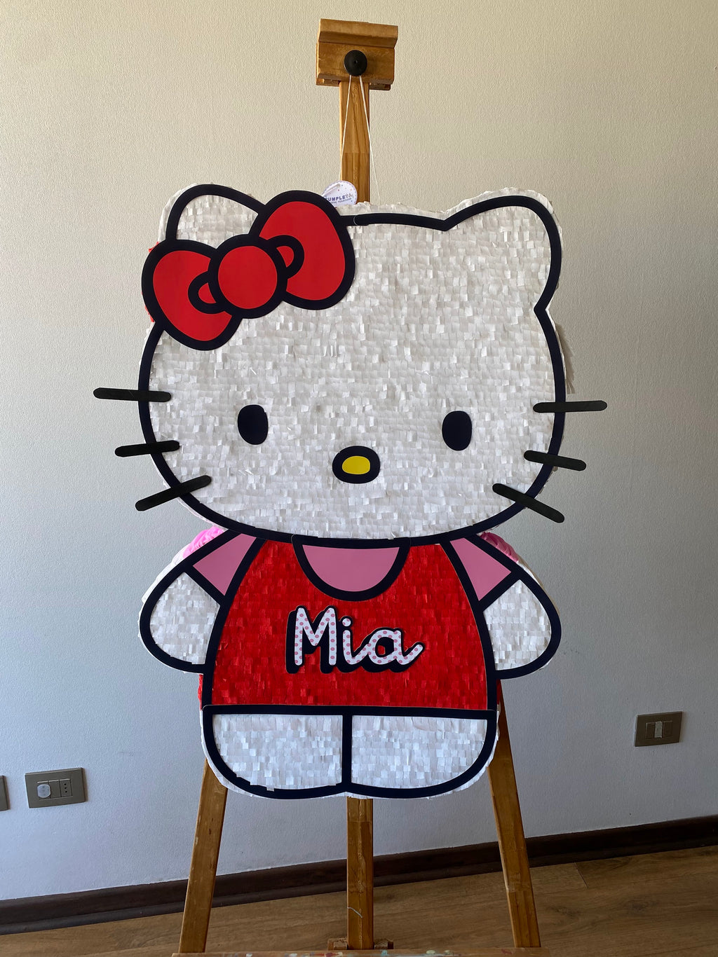 PIÑATA HELLO KITTY ROJO 60CM PREMIUM