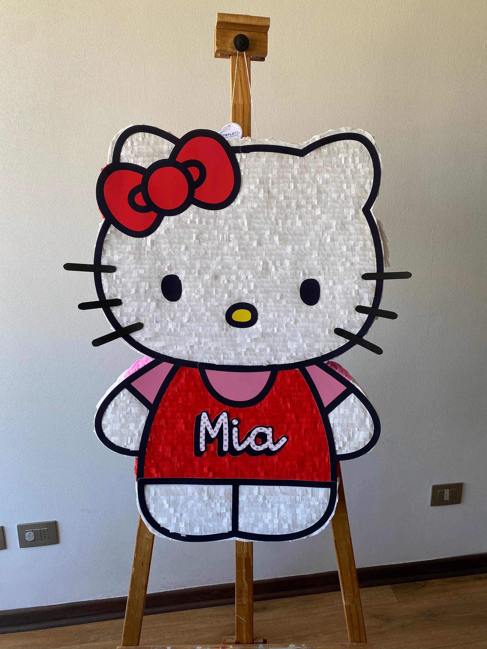 PIÑATA HELLO KITTY ROJO 60CM PREMIUM