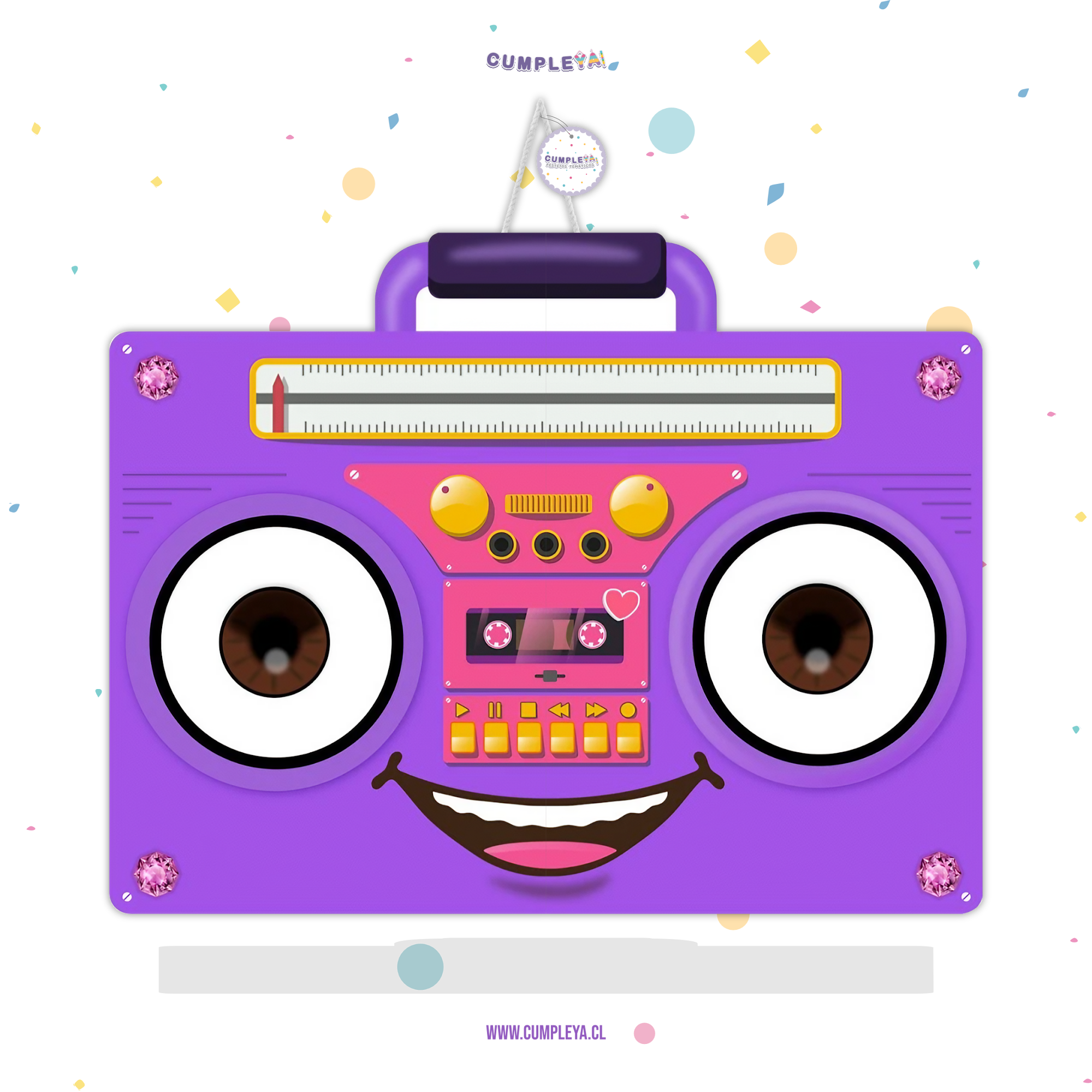 PIÑATA 60 CM XL RADIO MAGICA
