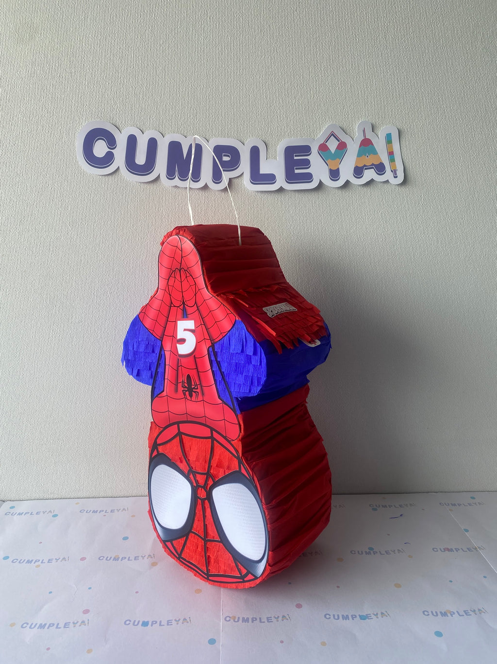 PIÑATA SPIDERMAN DE CABEZA 40CM PREMIUM