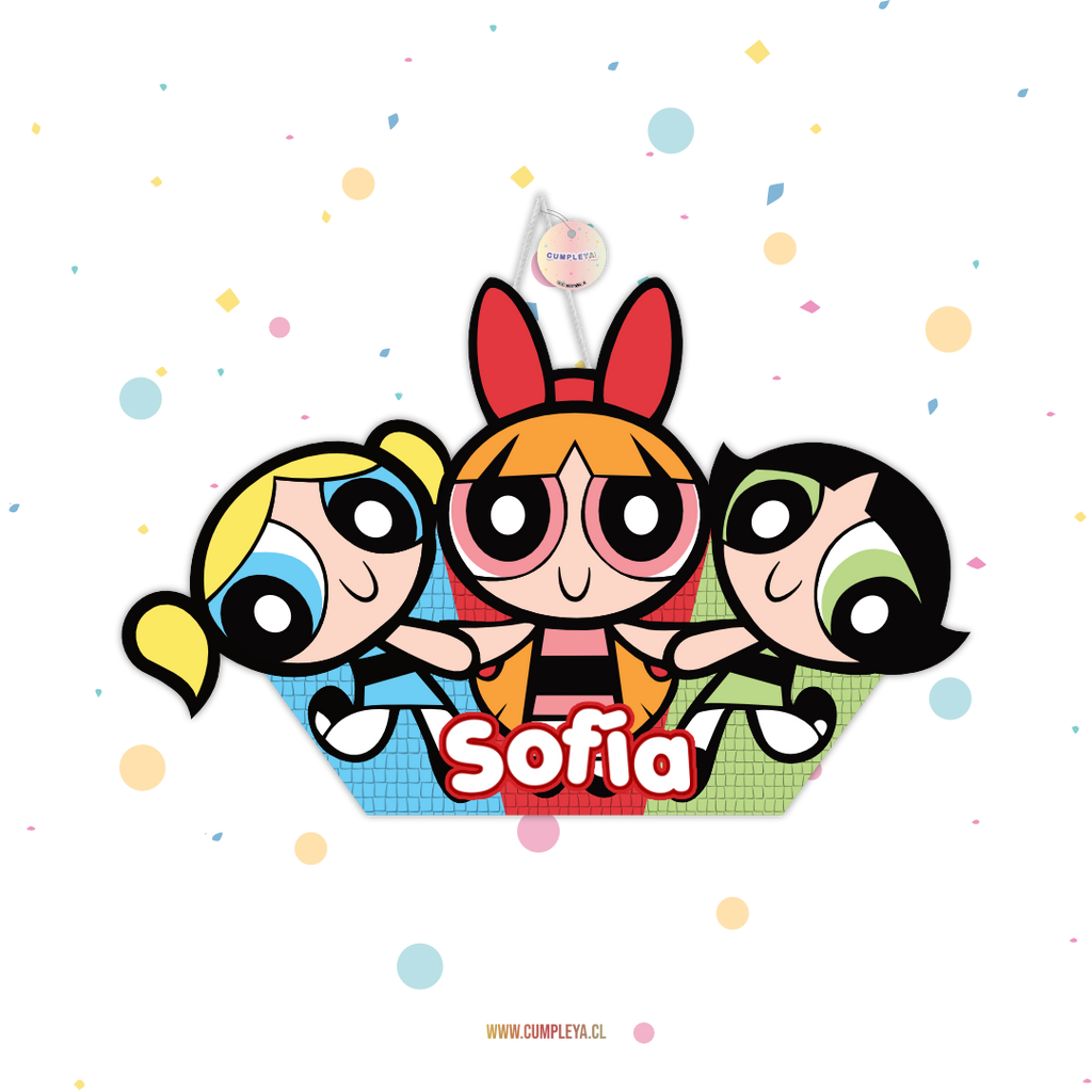 PIÑATA LAS CHICAS SUPER PODEROSAS 60CM PREMIUM