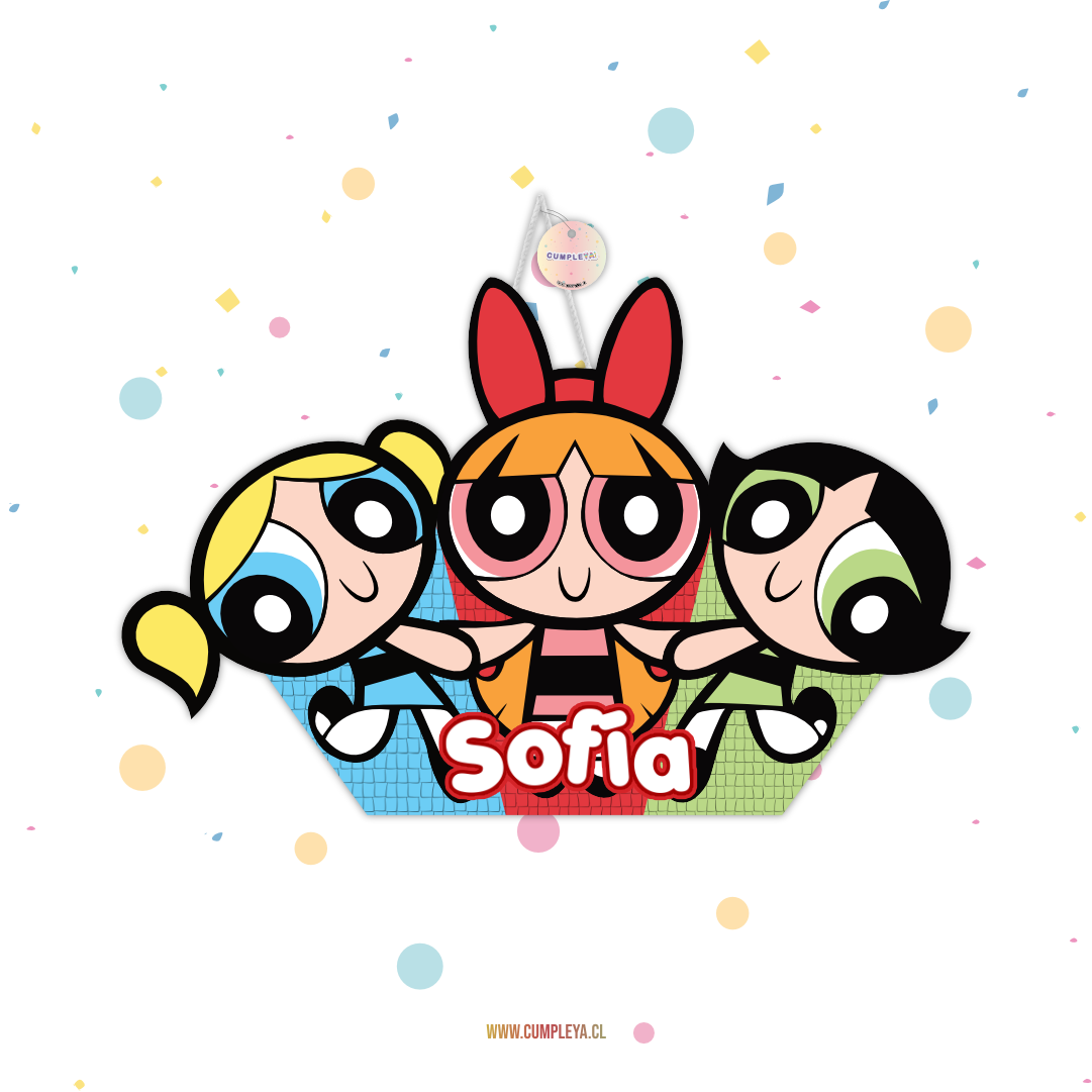 PIÑATA LAS CHICAS SUPER PODEROSAS 60CM PREMIUM