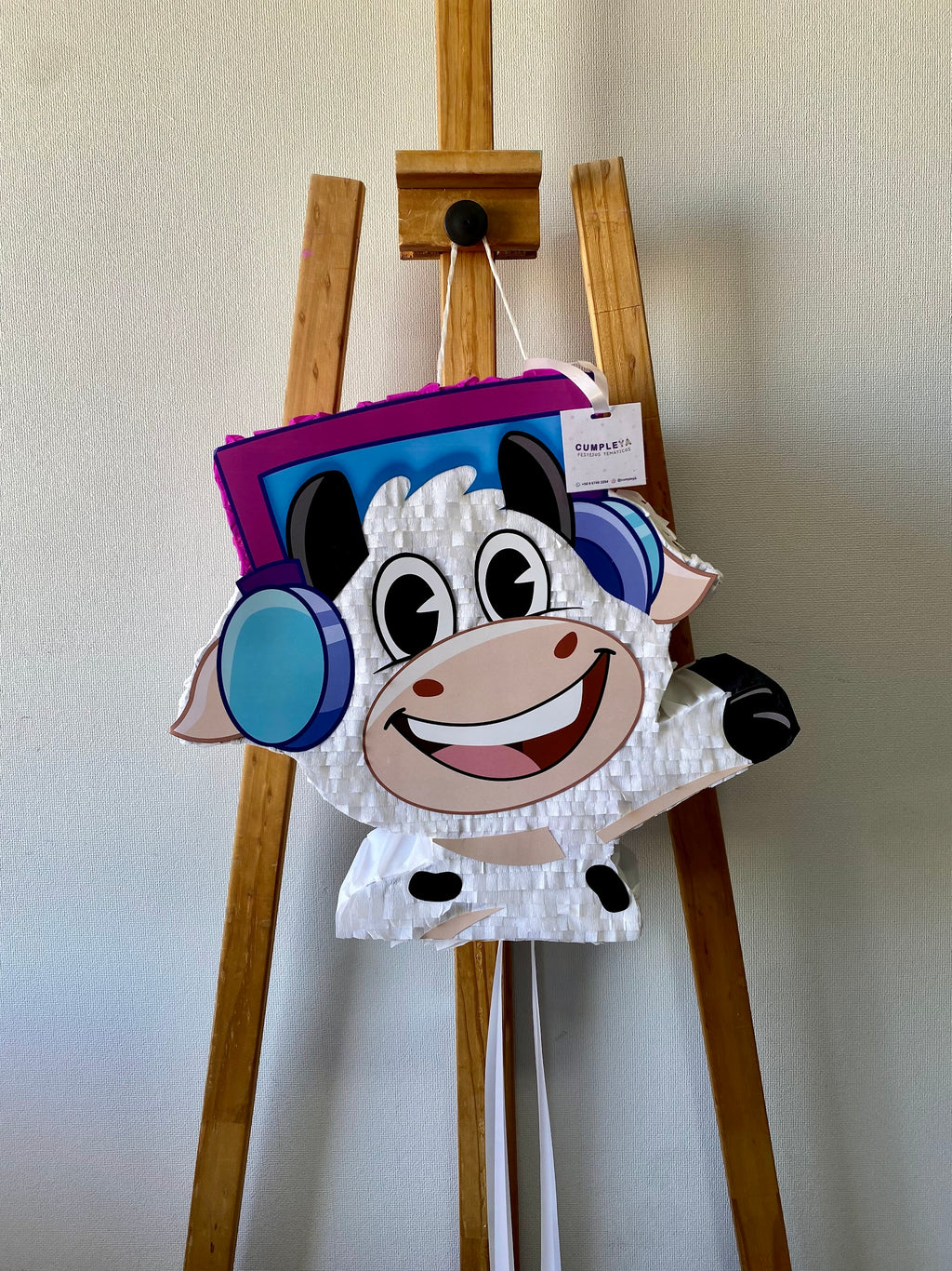 PIÑATA VACA LOLA REMIX 40CM PREMIUM