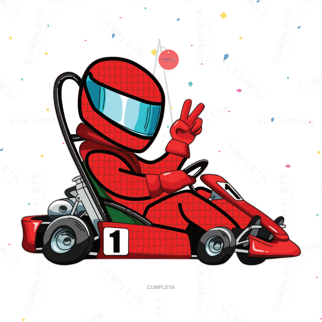 PIÑATA KARTING 40CM PREMIUM