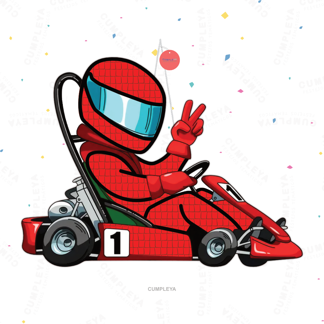 PIÑATA KARTING 40CM PREMIUM