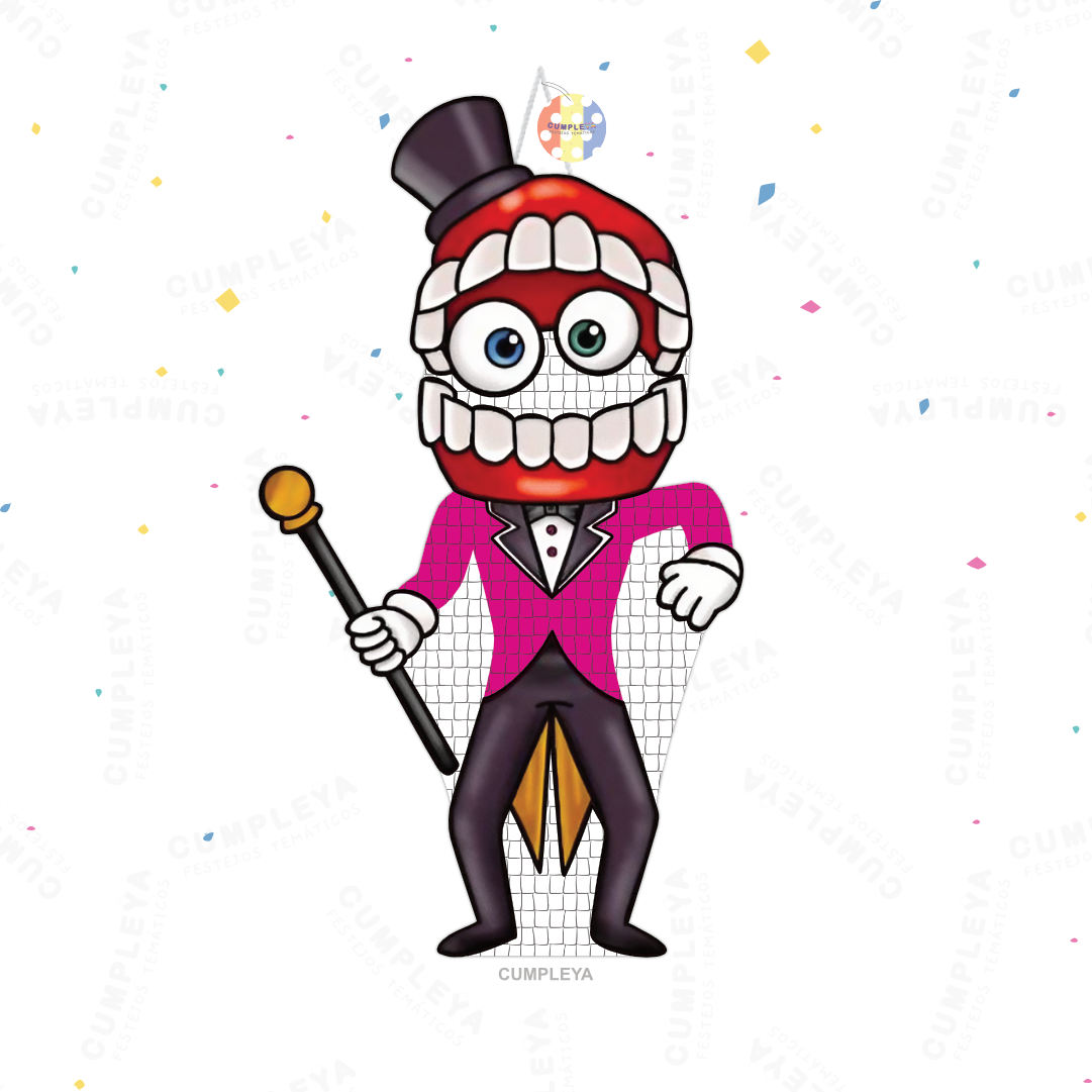 PIÑATA MR MOUTH 60CM PREMIUM