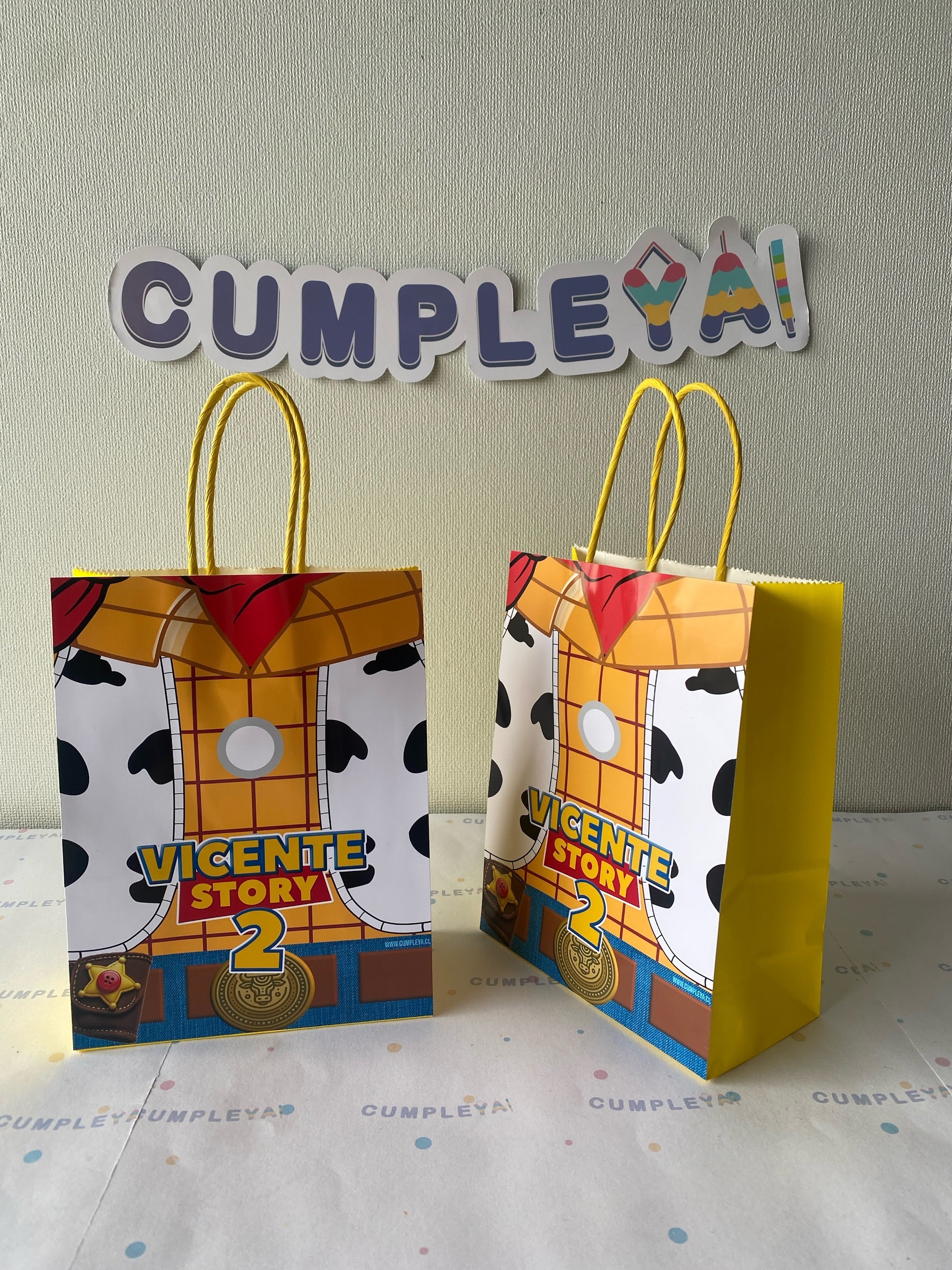 BOLSA SORPRESA 16 × 21 × 8 CM WOODY ROPA