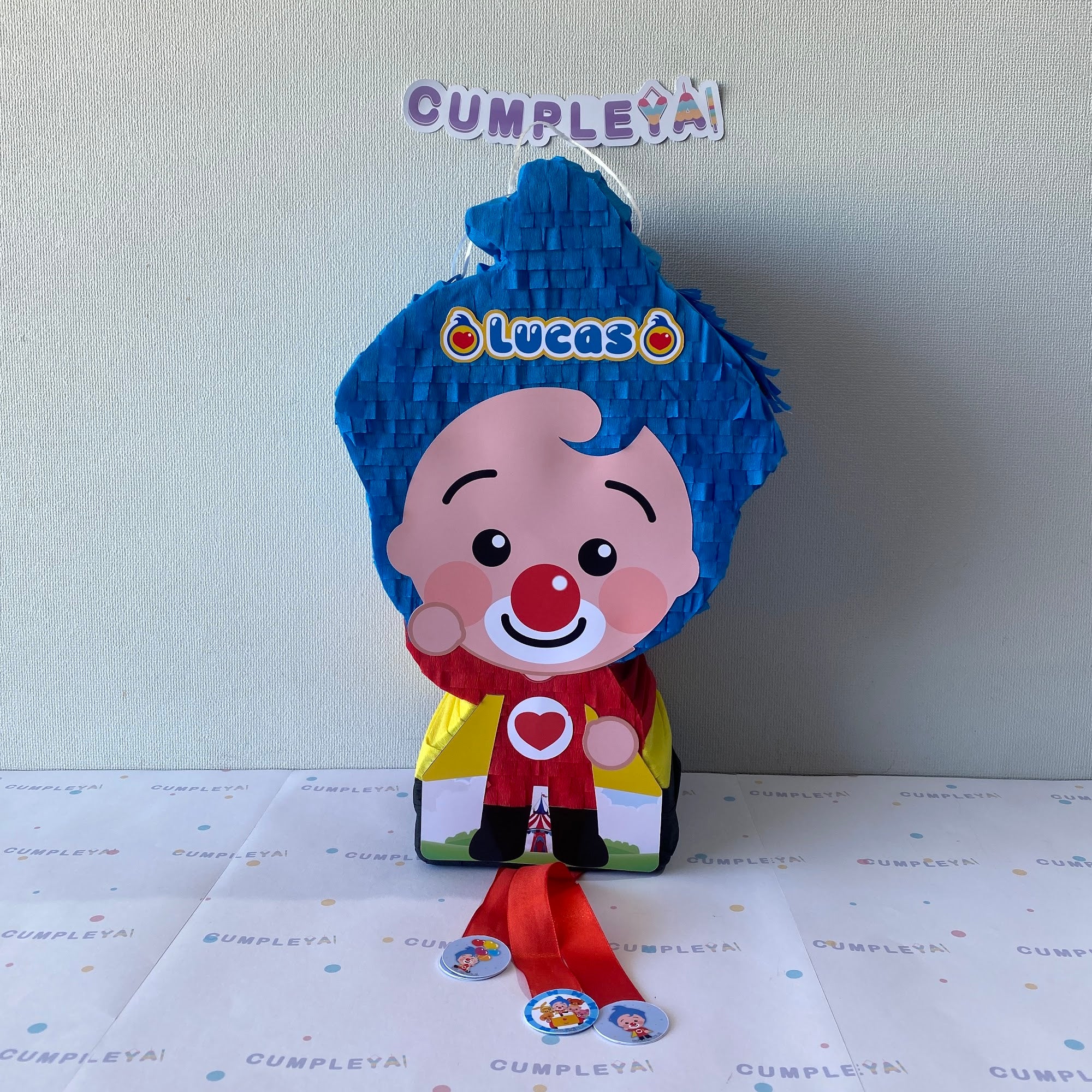 PIÑATA PLIM PLIM DE PIE 40CM PREMIUM