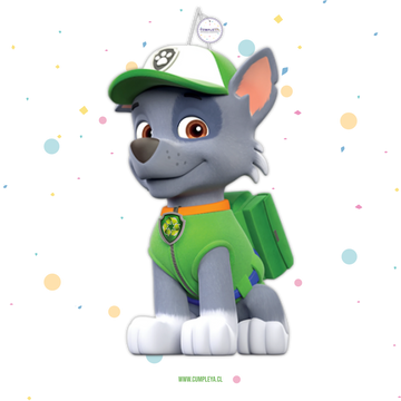 PIÑATA 40 CM ROCKY DE PAW PATROL