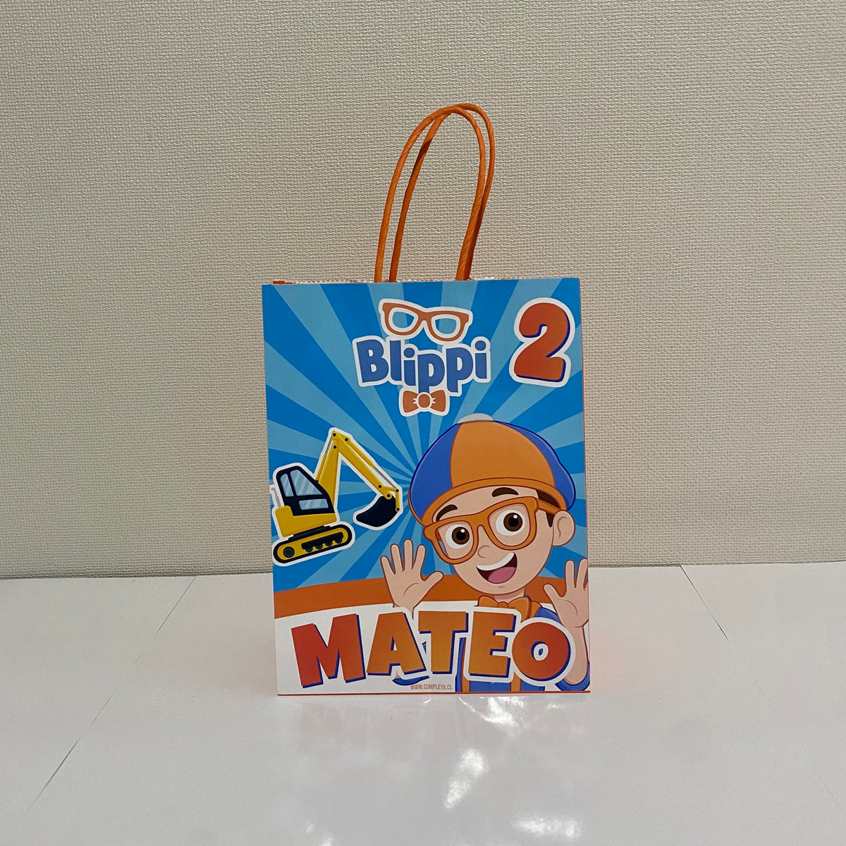 BOLSA SORPRESA 16 × 21 × 8 CM BLIPPI NIÑO