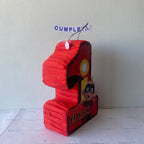 PIÑATA 40 CM NUMERO 1 JACK DE LOS INCREIBLES