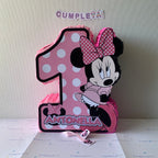 PIÑATA 40 CM NUMERO 1 MINNIE MOUSE