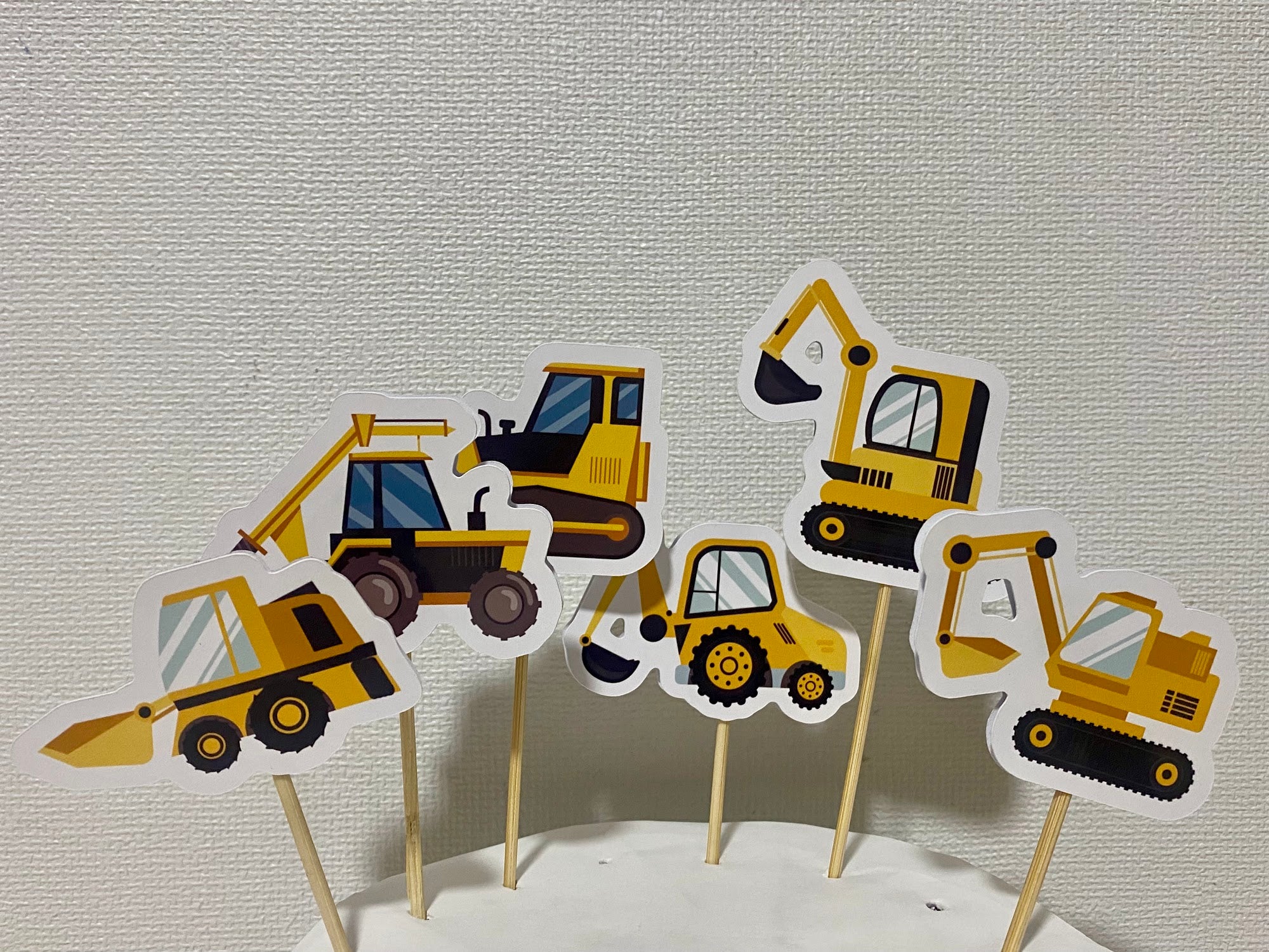 TOPPER CAMIONES MINI 6CM - SET X8