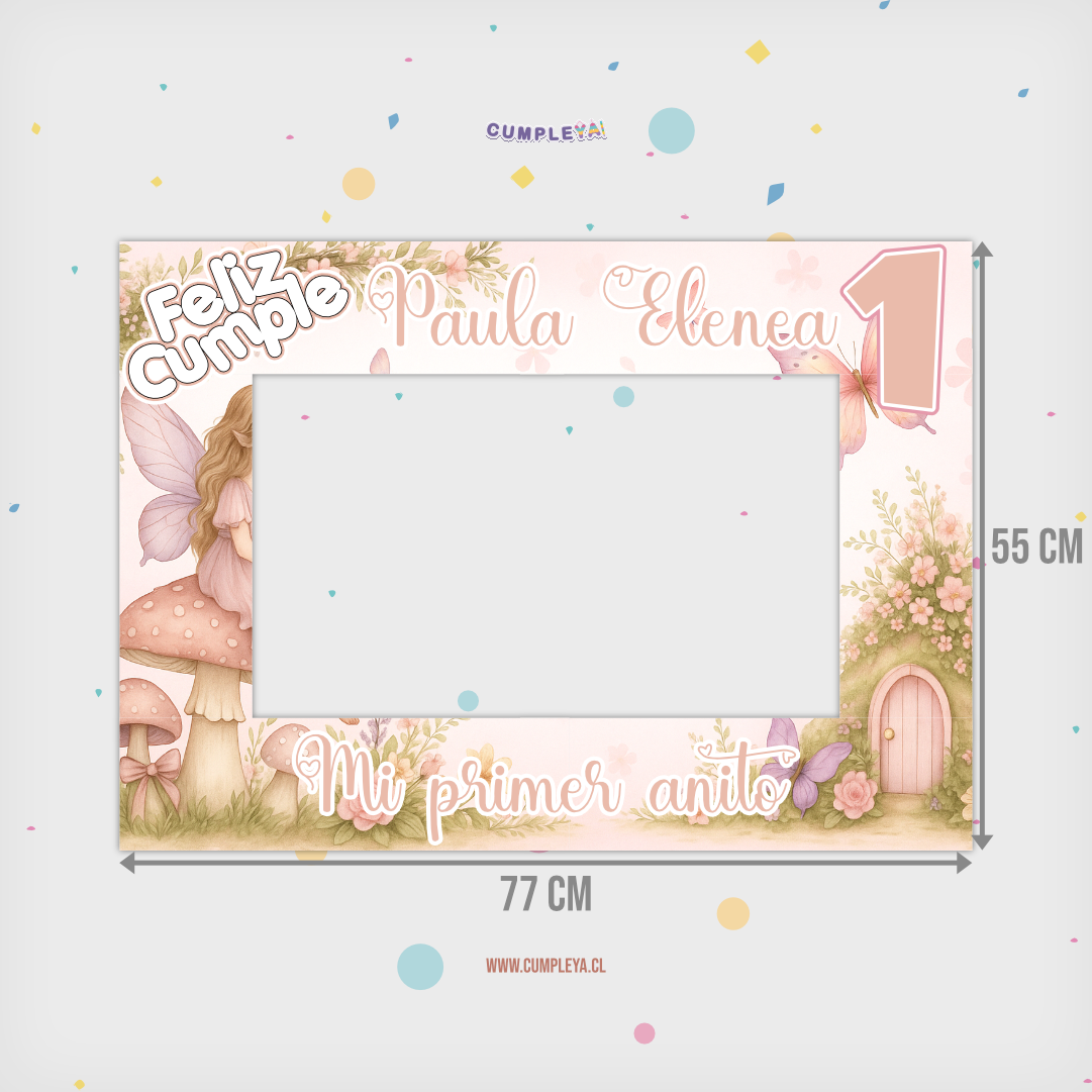 CUADRO SELFIE HADA 77X55CM TEMÁTICO