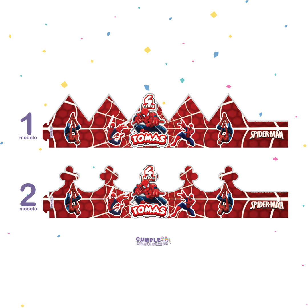 CORONA SPIDERMAN 62X14CM