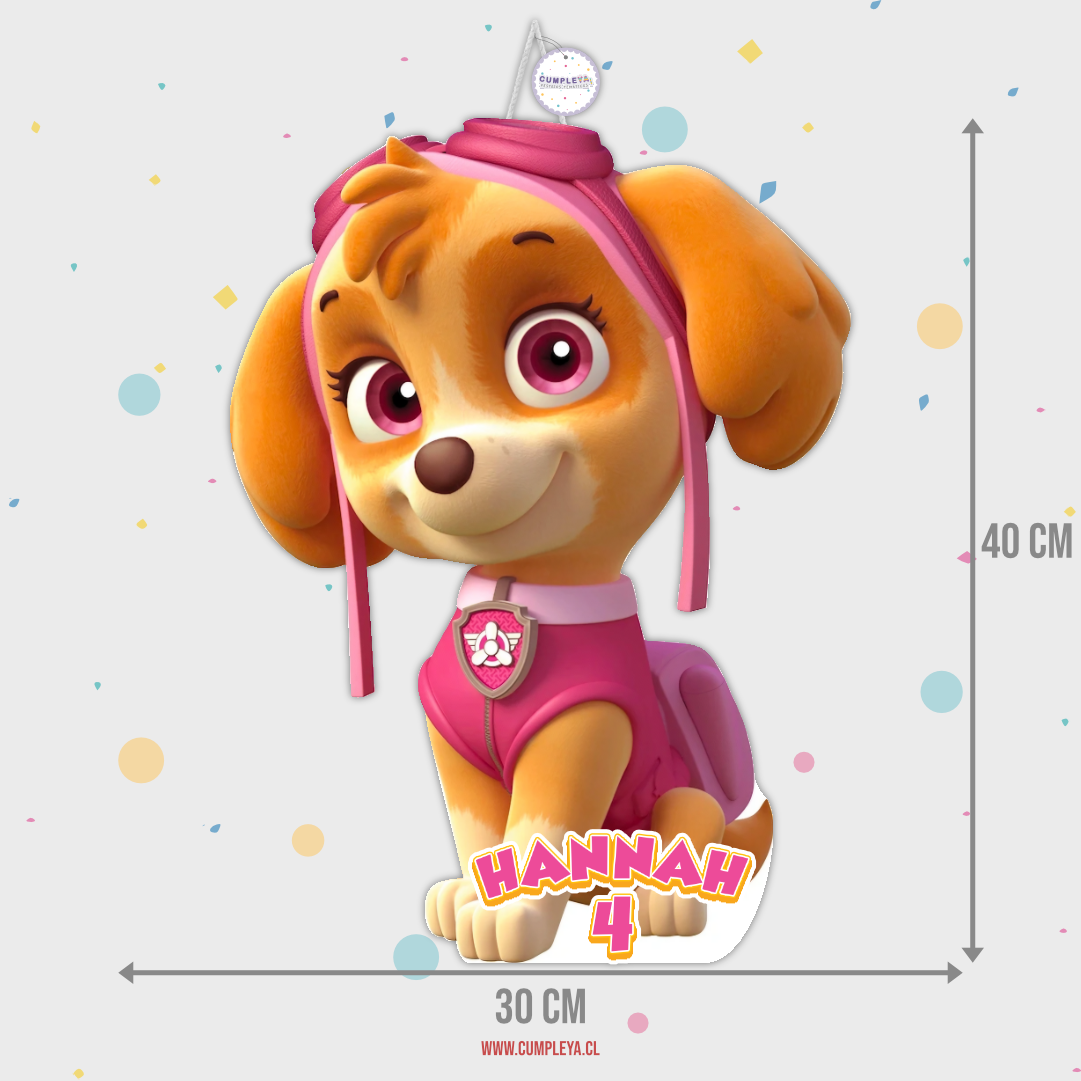 PIÑATA 40 CM SKYE PAW PATROL