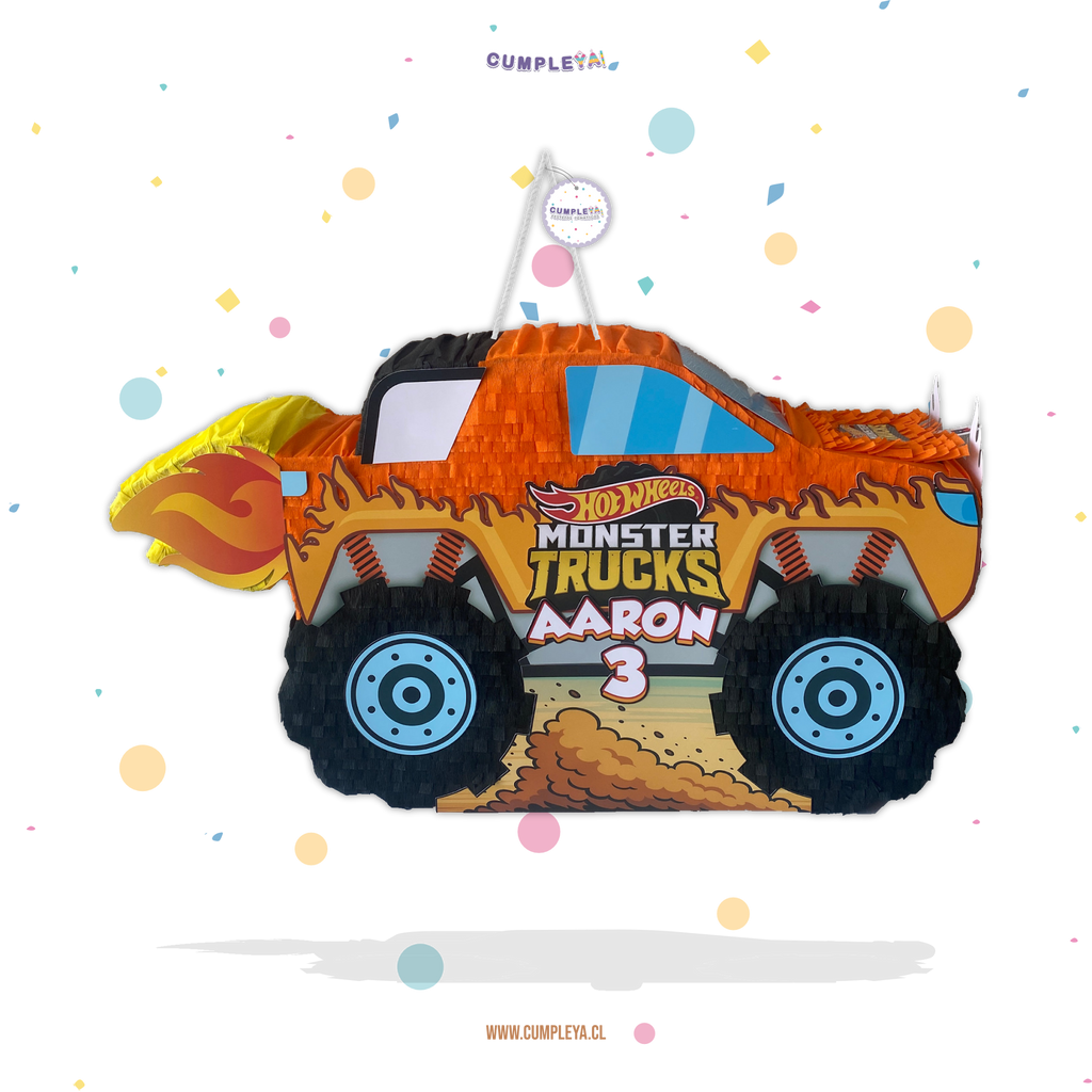 PIÑATA MONSTER TRUCK 60CM PREMIUM