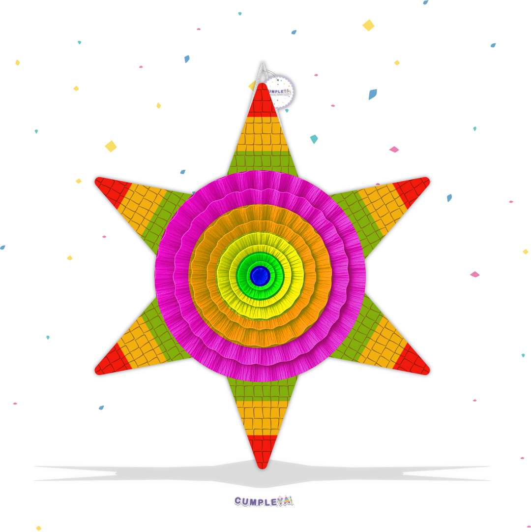 PIÑATA PIÑATA DE PICOS 40CM PREMIUM