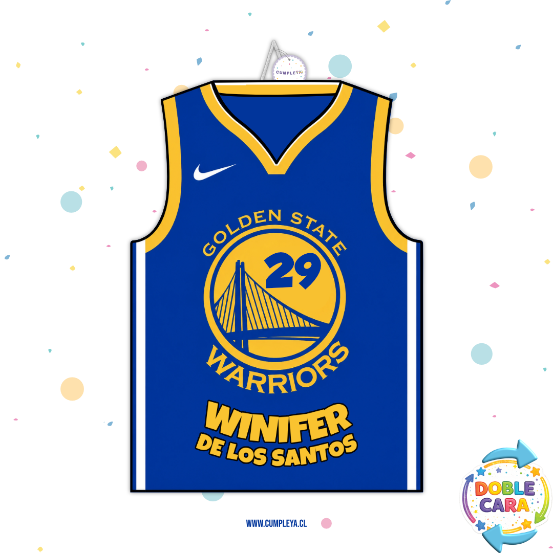 PIÑATA 40 CM CAMISA GOLDEN STATE