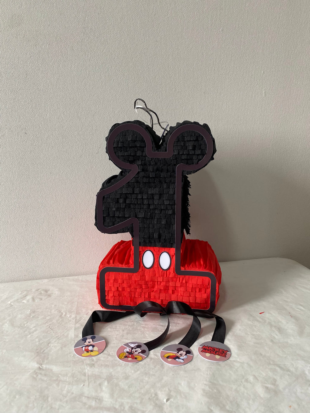 PIÑATA NUMERO 1 MICKEY 40CM PREMIUM