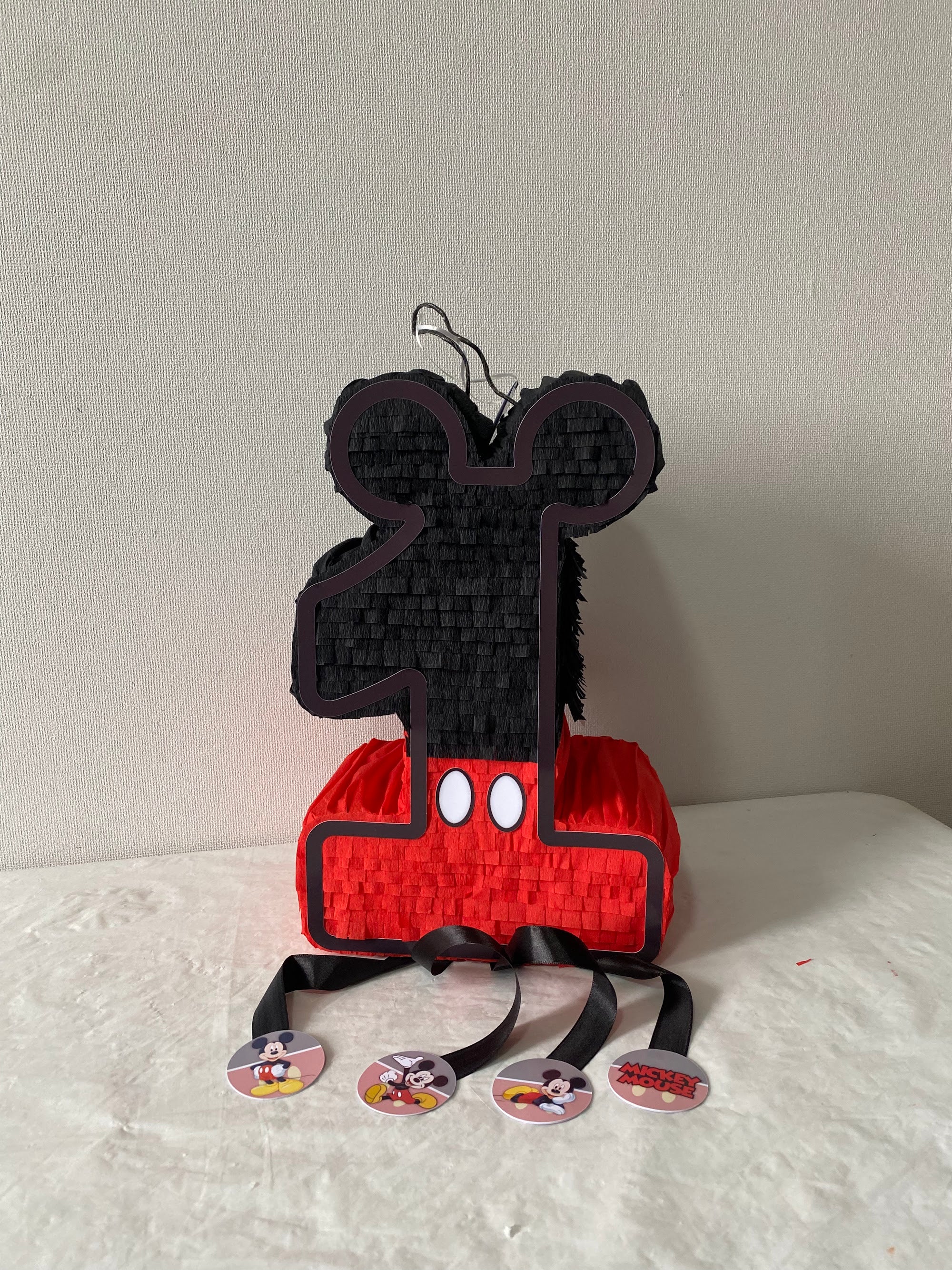PIÑATA NUMERO 1 MICKEY 40CM PREMIUM