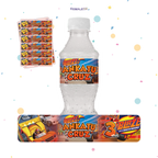 STICKER PARA BOTELLA 12 U BLAZE AND THE MONSTER MACHINES