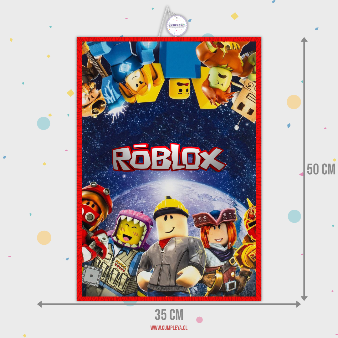 PIÑATA 40 CM RECTANGULAR ROBLOX