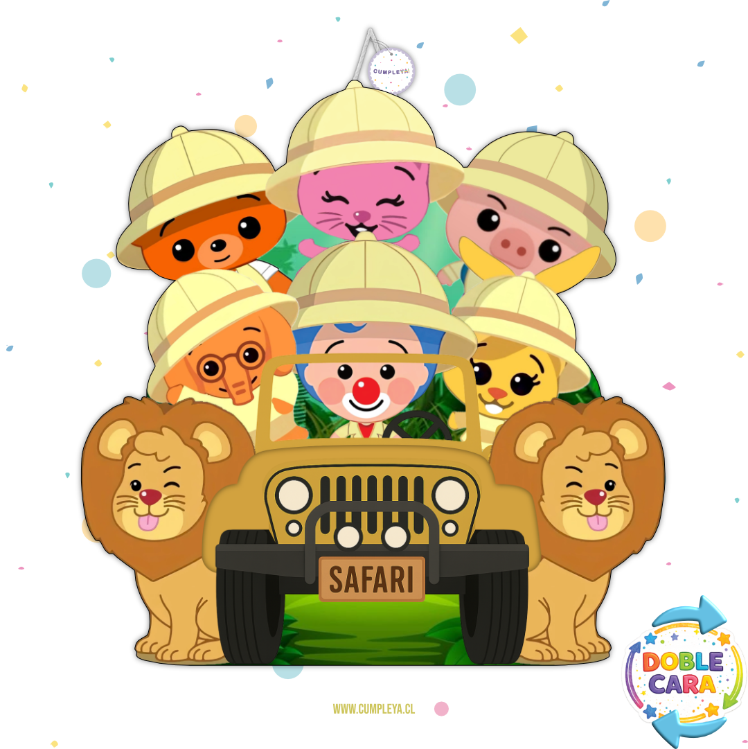 PIÑATA 60 CM JEEP SAFARI PLIM PLIM