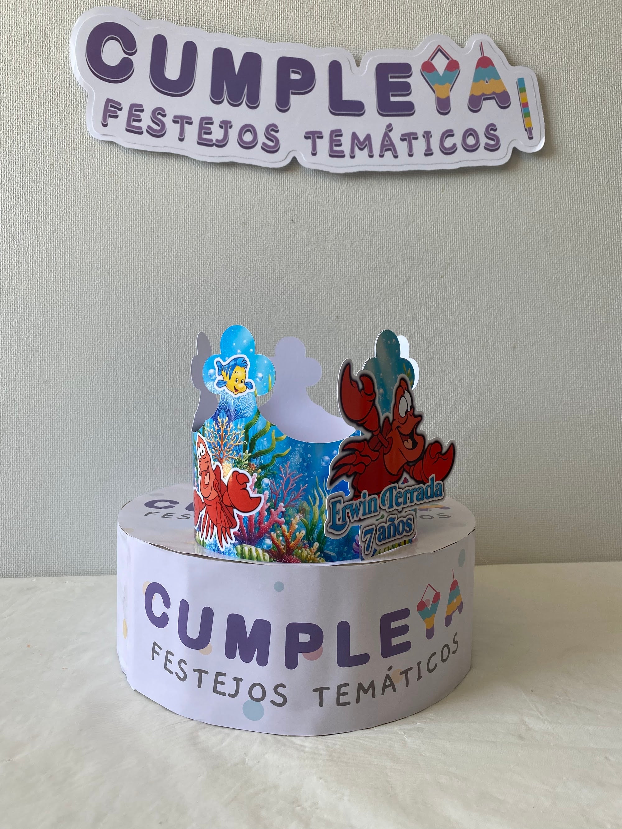 CORONA CANGREJO SEBASTIAN 62X14CM