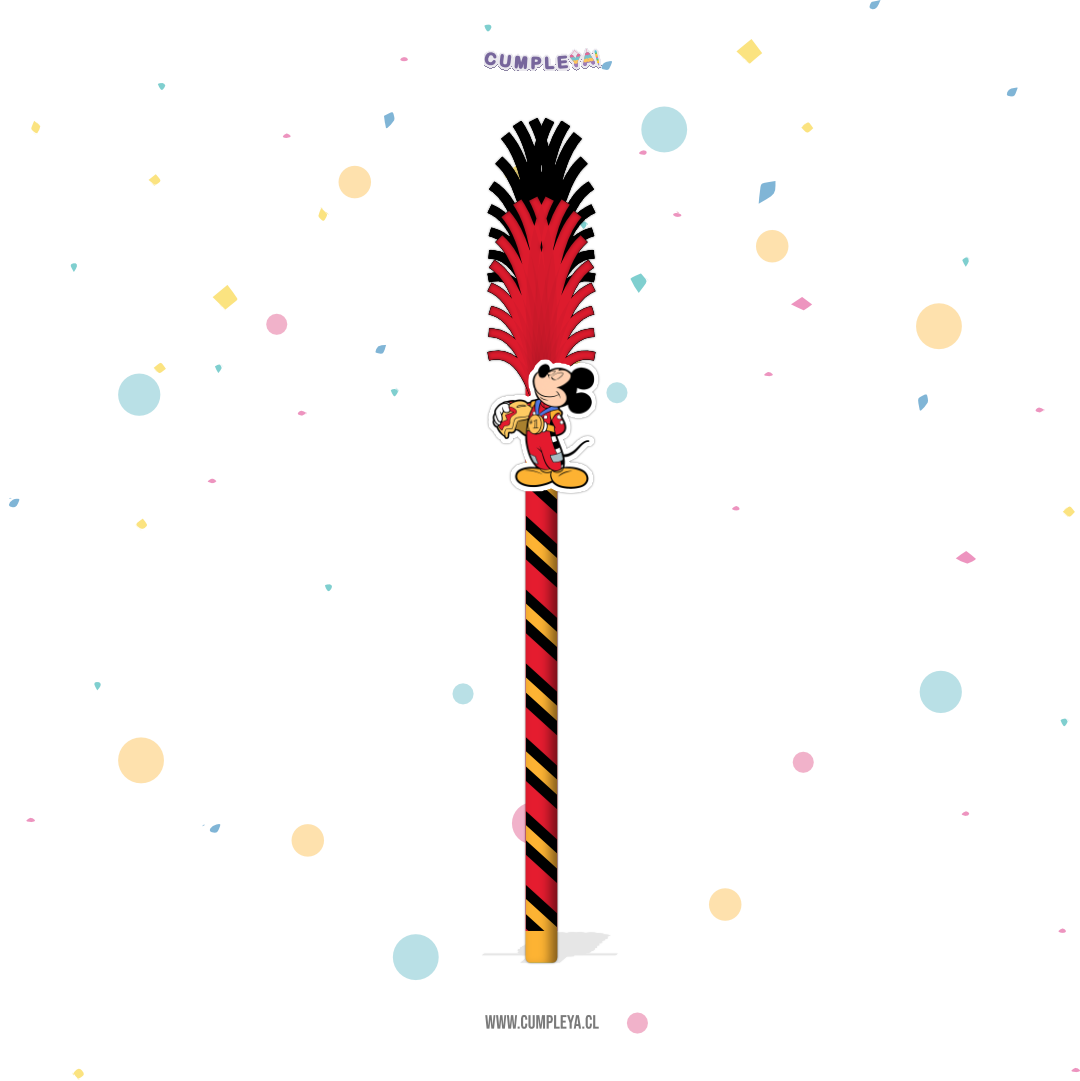 BASTÓN MICKEY AUTO DE CARRERA TEMÁTICO PARA PIÑATA
