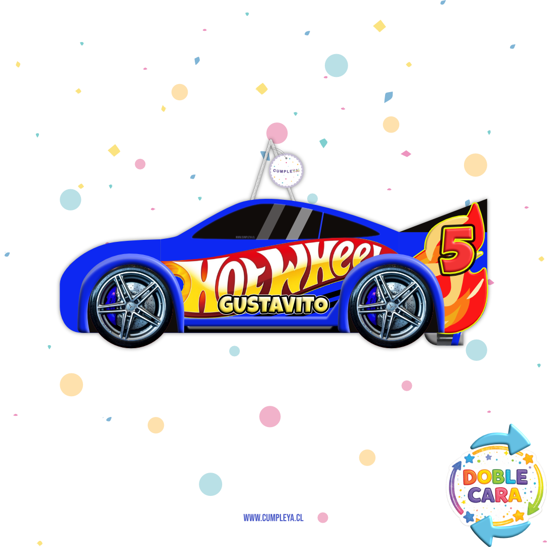 PIÑATA AUTO HOT WHEELS