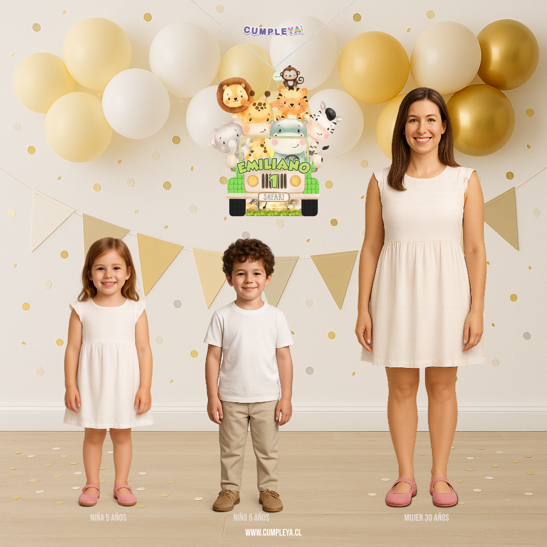 PIÑATA JEEP SAFARI 60CM PREMIUM