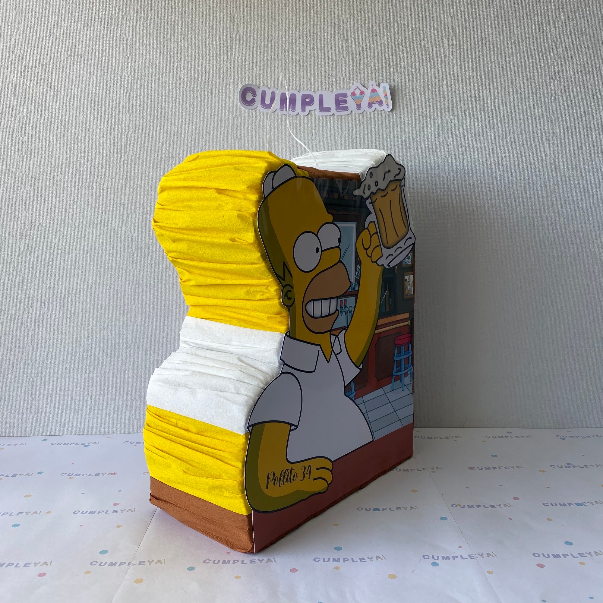 PIÑATA 40 CM HOMERO SIMPSON