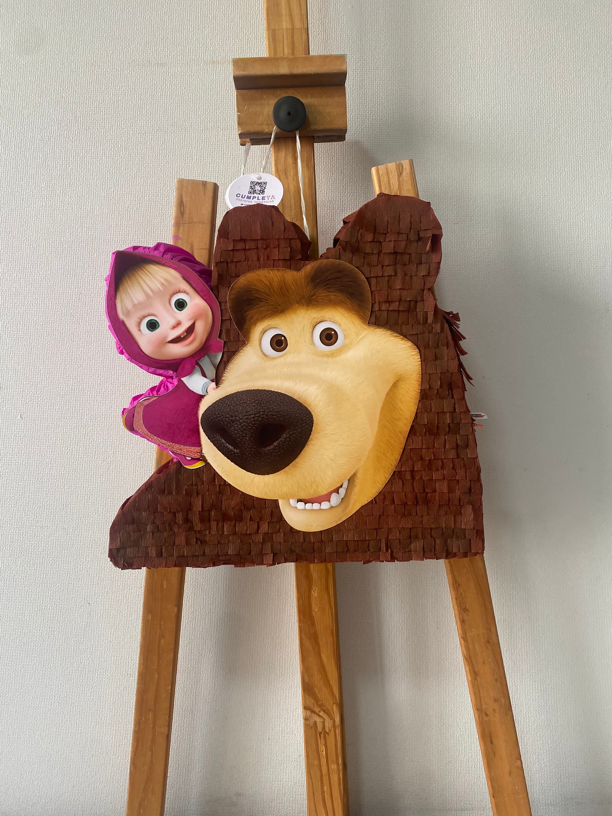 PIÑATA MASHA Y EL OSO 40CM PREMIUM