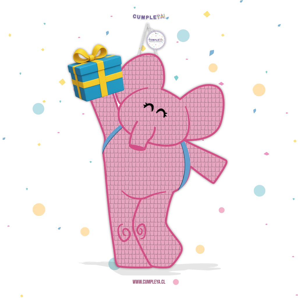 PIÑATA ELLI LA ELEFANTE 60CM PREMIUM