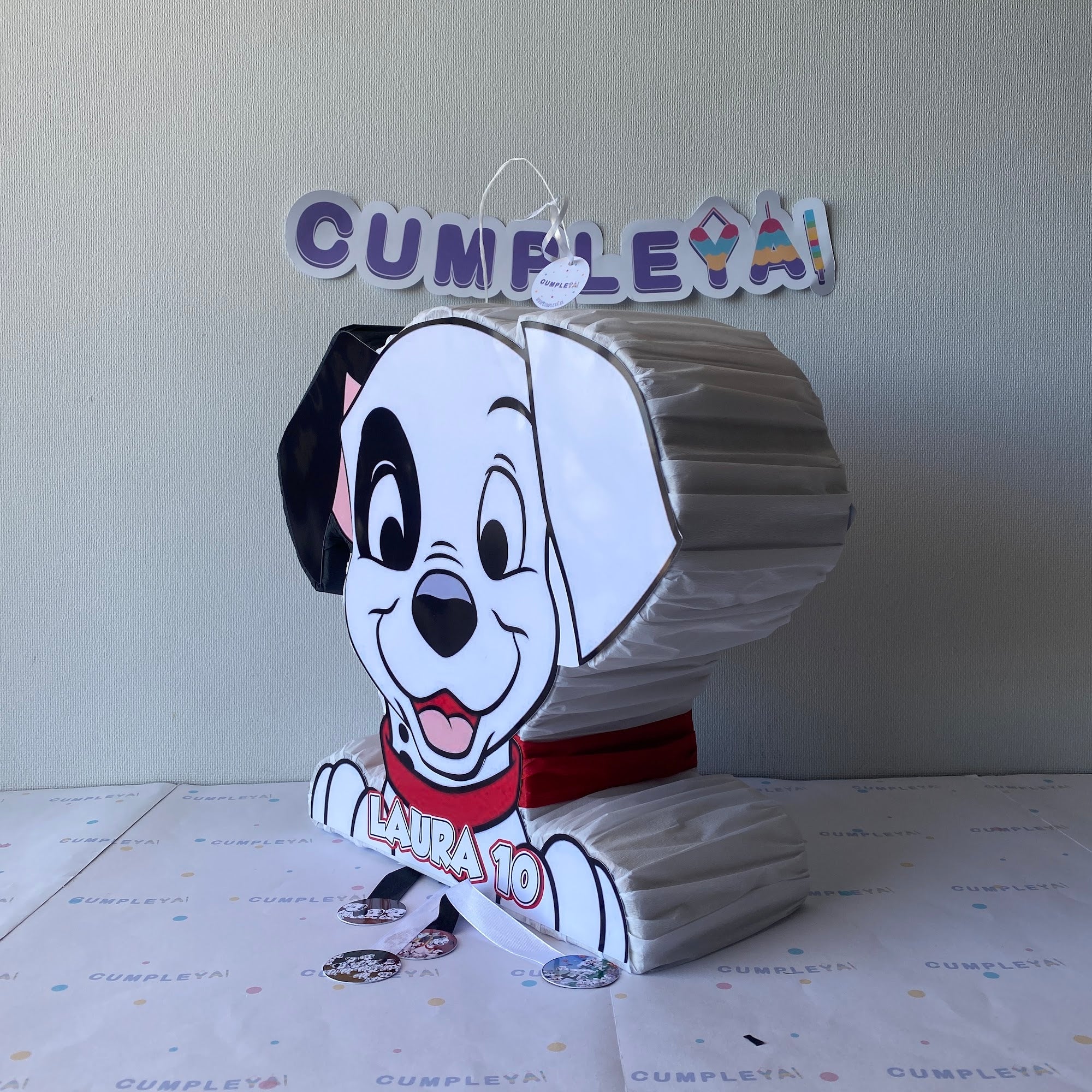 PIÑATA DALMATA 40CM FIGURA EXPRÉS