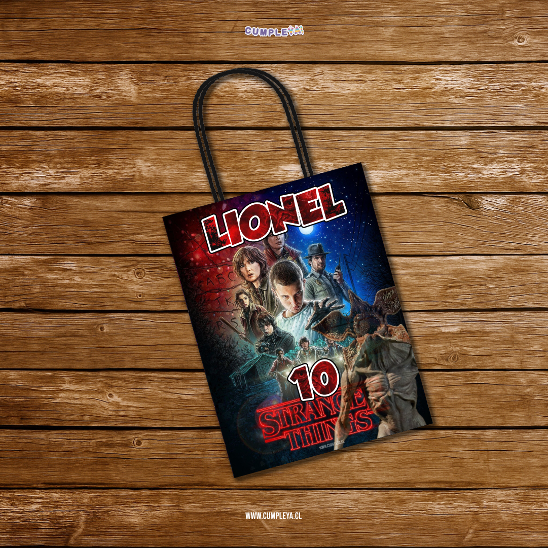 BOLSA SORPRESA 16 × 21 × 8 CM STRANGER THINGS