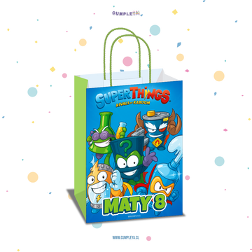 BOLSA SORPRESA 16 × 21 × 8 CM SUPERTHINGS