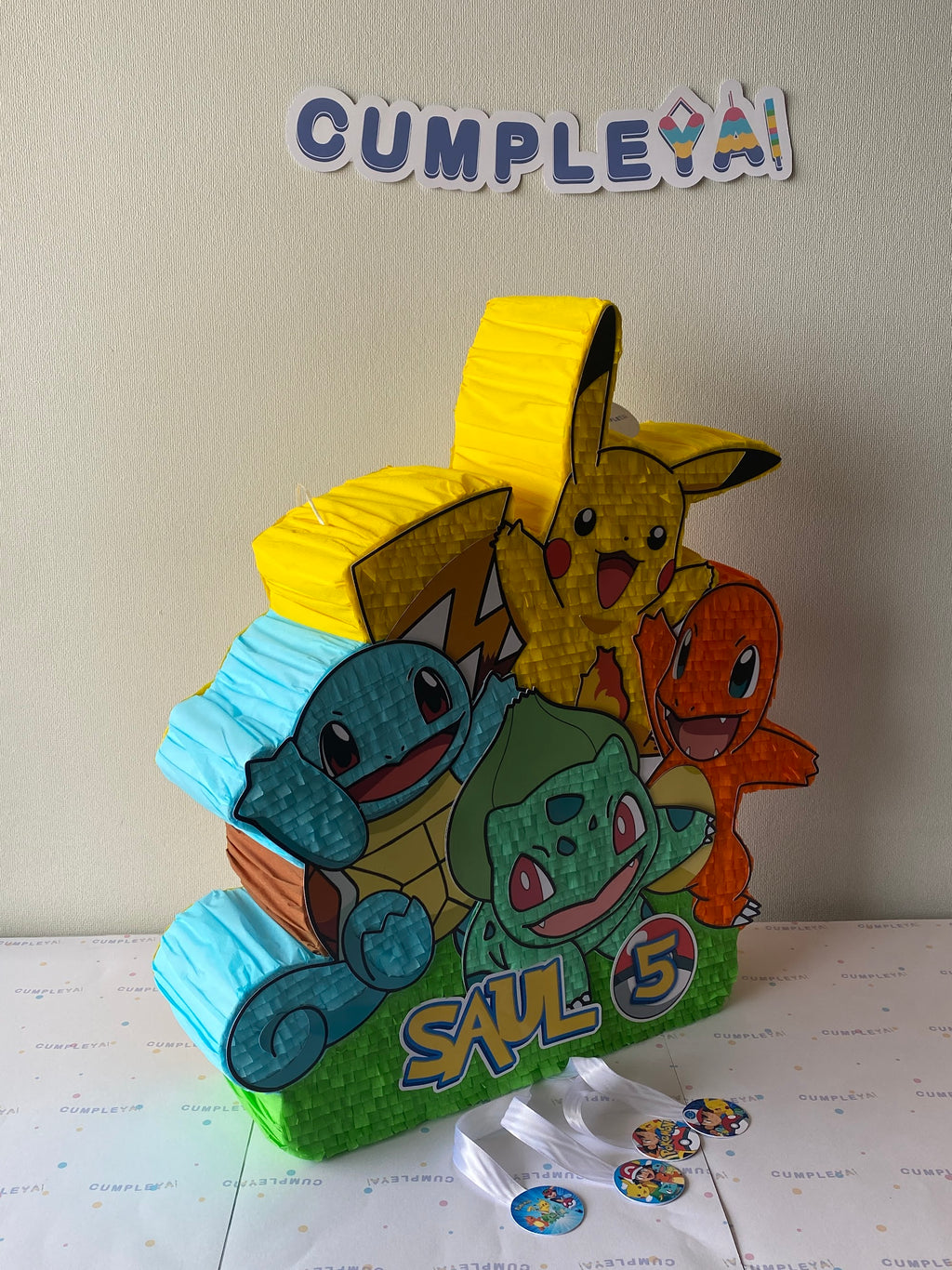 PIÑATA POKEMON 60CM PREMIUM