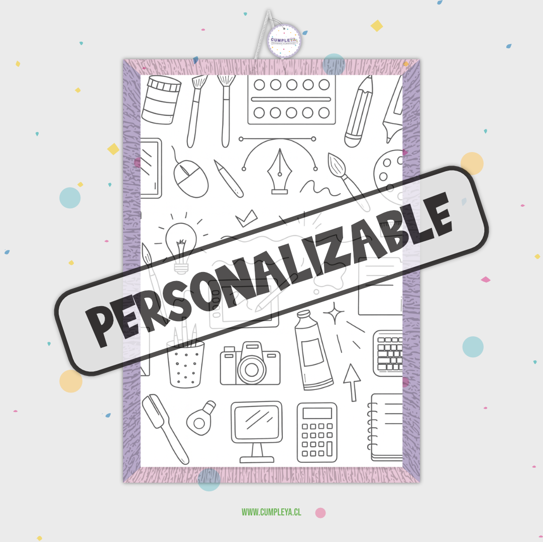 PIÑATA PERSONALIZADA RECTANGULAR EXPRÉS 50CM