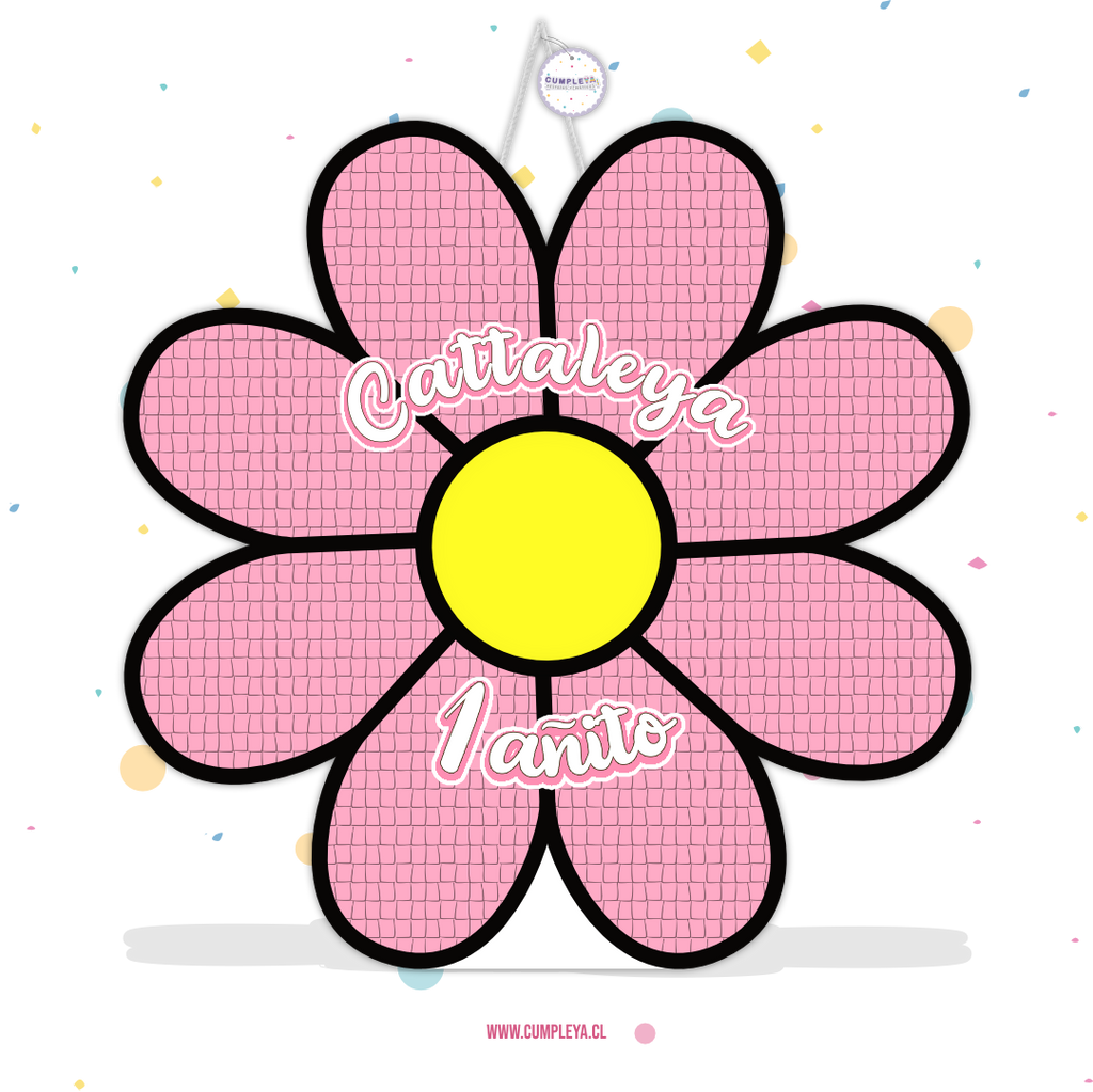 PIÑATA MARGARITA ROSADA 40CM PREMIUM