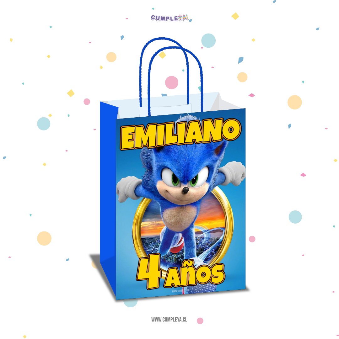 BOLSA SORPRESA 16 × 21 × 8 CM SONIC