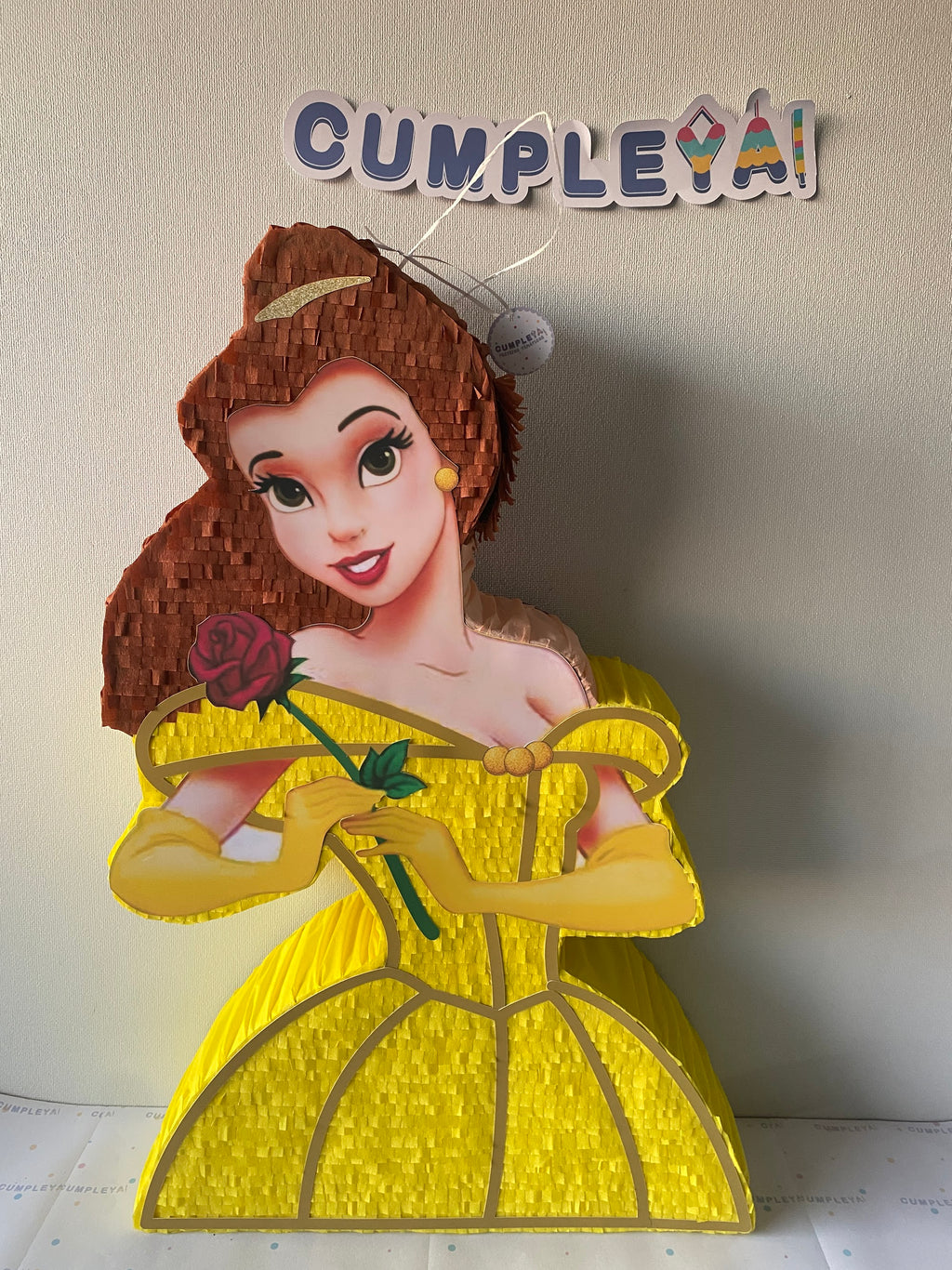 PIÑATA PRINCESA BELLA 60CM PREMIUM
