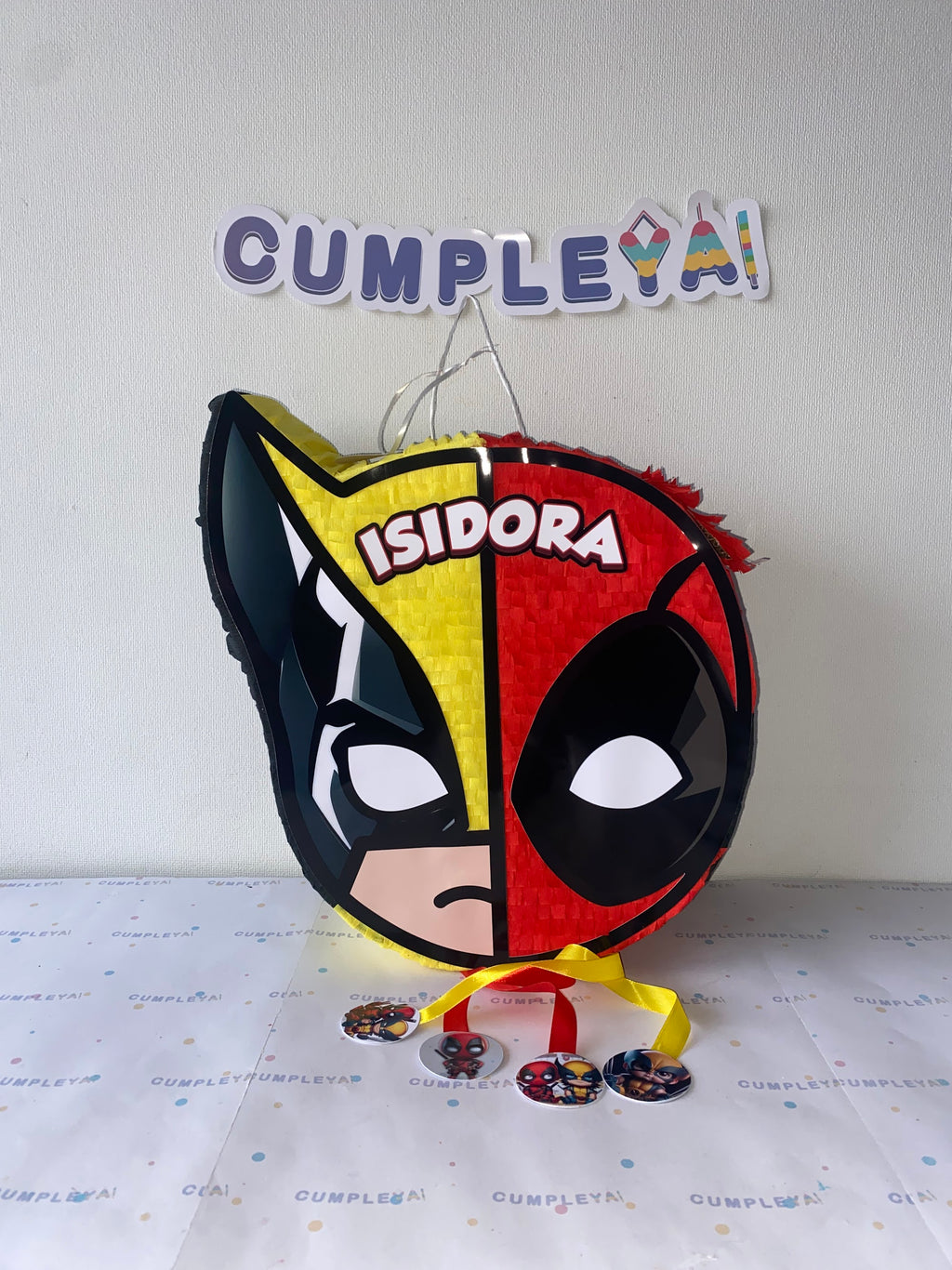PIÑATA WOLVERINE Y DEADPOOL 40CM PREMIUM