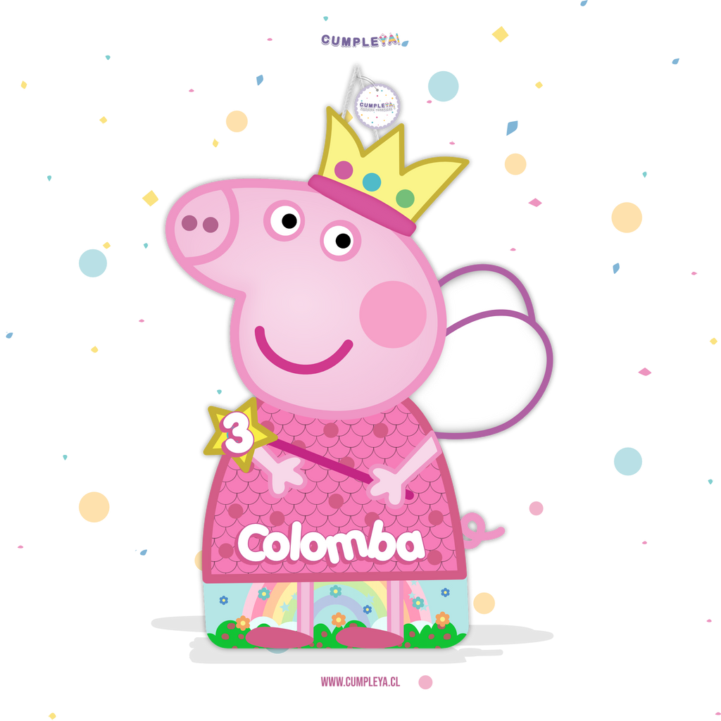 PIÑATA PEPPA PIG 60CM PREMIUM